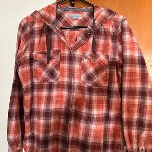 Women’s Carhartt hooded flannel